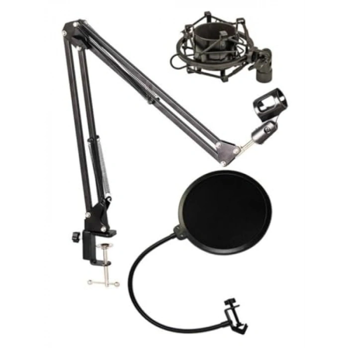 Mikrofon Standı Seti, Pop Filter ve Shock Mount ile Birlikte