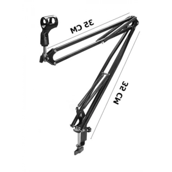Mikrofon Standı ve Shock Mount Seti - Güçlü ve Sağlam Yapı