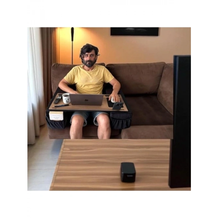 Minderli Ekstra Geniş Ergonomik Laptop ve Oyun Masası