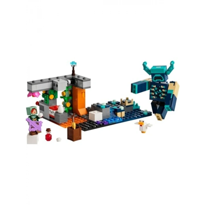 Minecraft Bekçi Karşılaşması - 7 Yaş ve Üzeri Çocuklar için Aksiyon Dolu Yapım Seti (238 Parça)