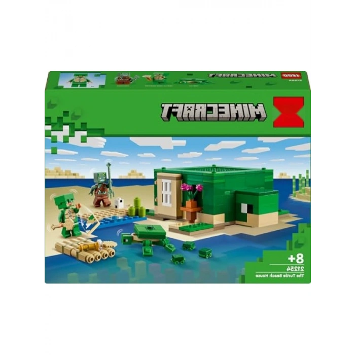 Minecraft Kaplumbağa Plaj Evi Yapım Seti - 234 Parça
