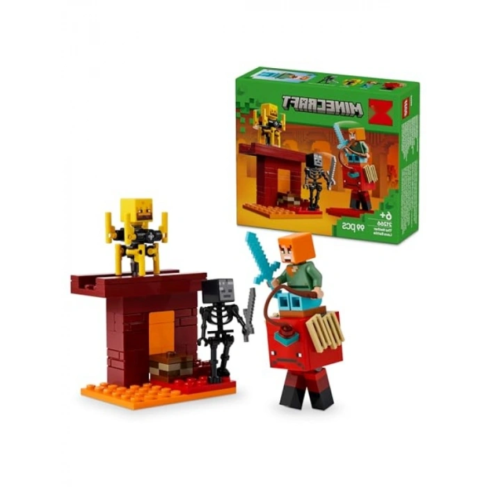 Minecraft Nether Lav Savaşı - 6 Yaş ve Üzeri İçin Yaratıcı Yapım Seti