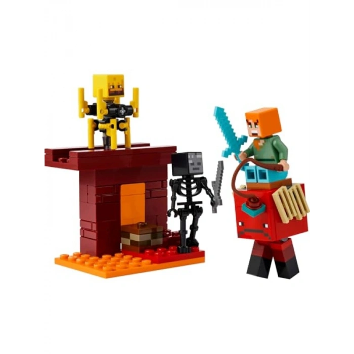 Minecraft Nether Lav Savaşı - 6 Yaş ve Üzeri İçin Yaratıcı Yapım Seti