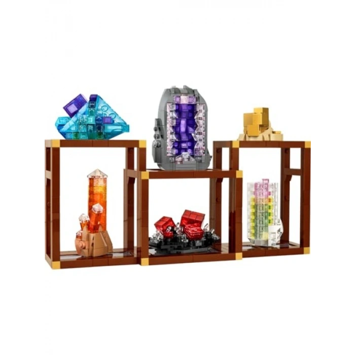 Mineral Koleksiyonu LEGO Seti - 880 Parça Taşların Dekoratif Modeli