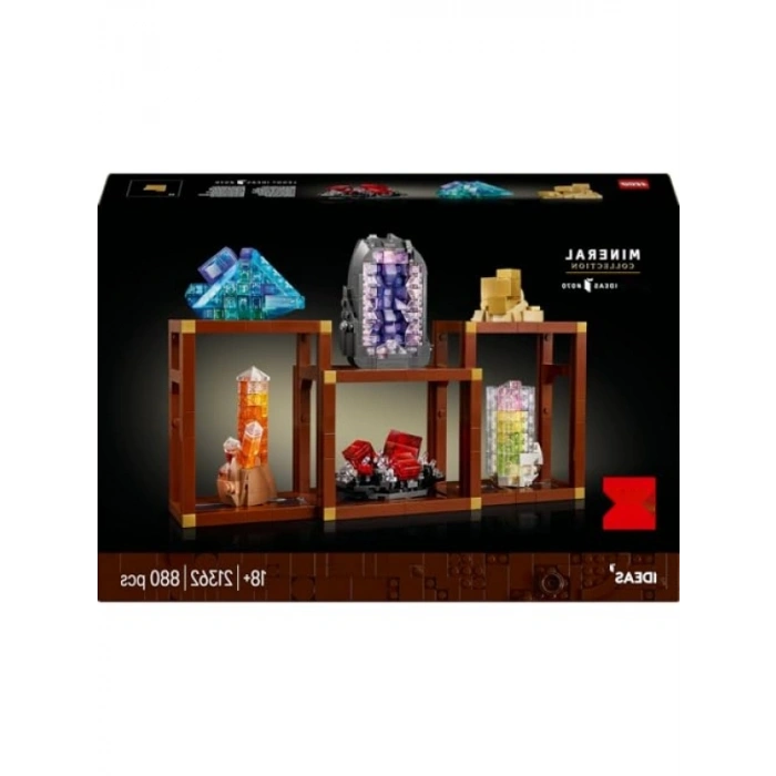 Mineral Koleksiyonu LEGO Seti - 880 Parça Taşların Dekoratif Modeli