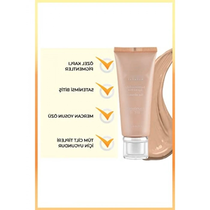 Mineral SPF 15 Kapatıcı Fondöten - 401 Saten Bitiş