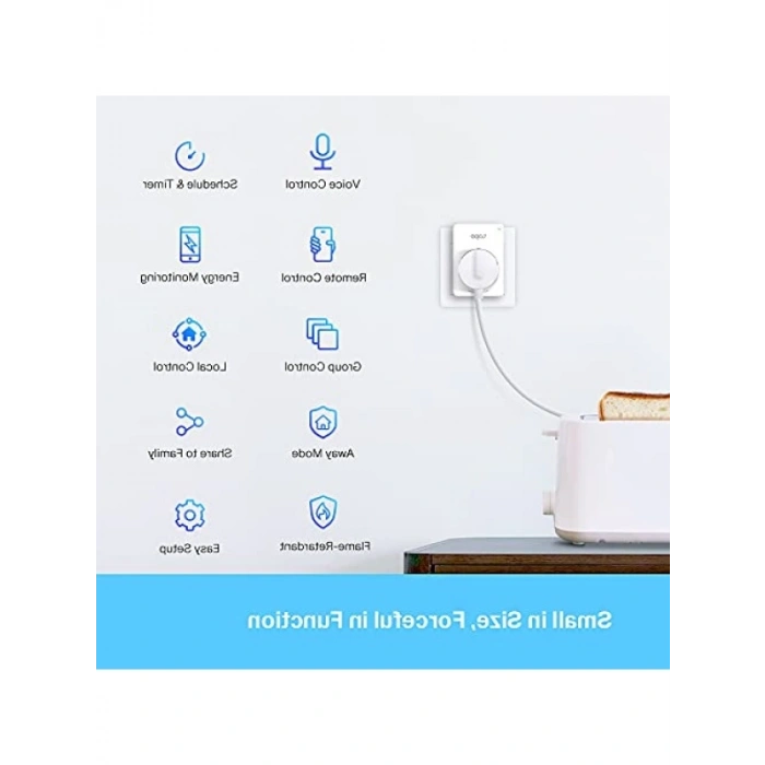 Mini Akıllı Wi-Fi Soketi - Uzaktan Kontrol ve Enerji İzleme
