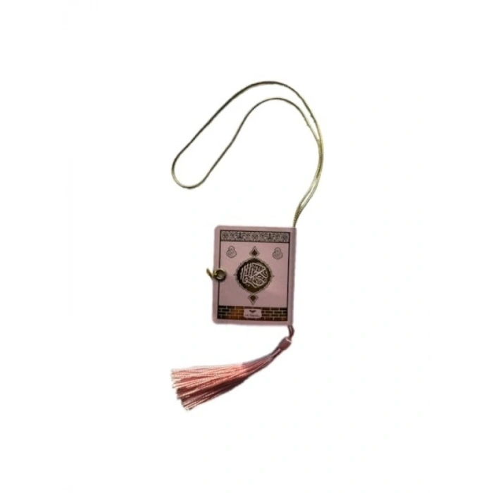 Mini Kuranı Kerim - Araba İçin Pembe Renk
