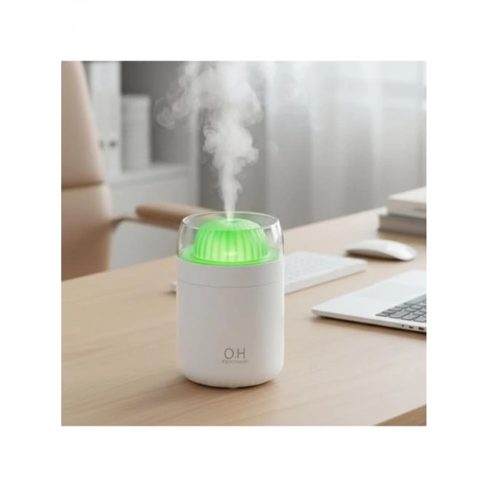 Mini Taşınabilir Hava Nemlendirici - USB Çıkışlı, Beyaz