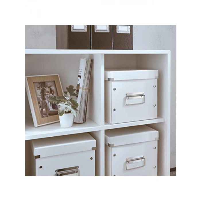 Modern Beyaz Saklama Kutusu, Ekstra Kapasite ve Kolay Taşıma