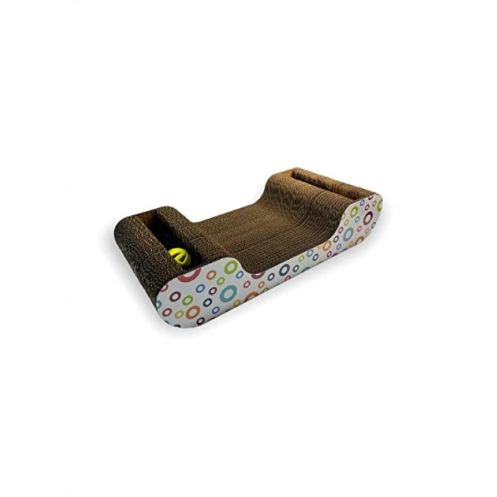 Modern Tasarımlı Karton Kedi Tırmalama 44x9x21 cm