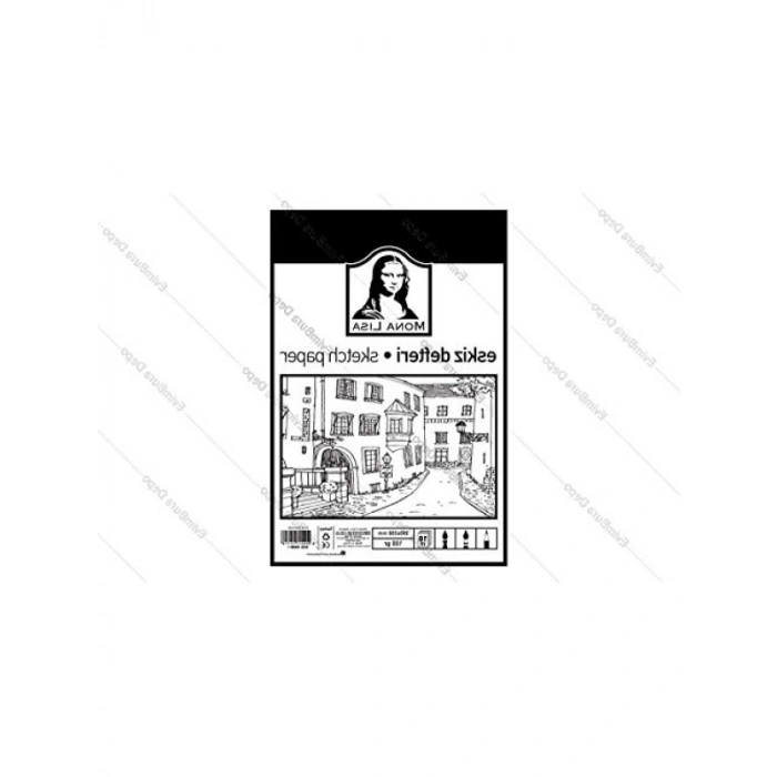 Mona Lisa Eskiz Kağıdı - 25 x 35 cm, 100 gr, 10 Yaprak