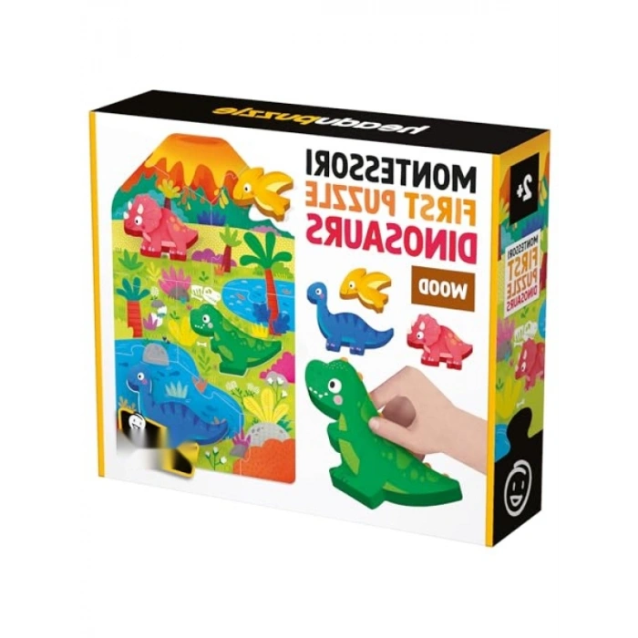 Montessori Tarzı Dinozor Temalı İlk Yapboz