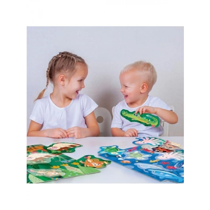 Montessori Temalı Eğitici Lotto Oyunu - 2-5 Yaş Arası