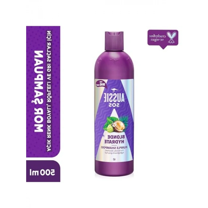 Mor Şampuan - Açık Renk Boyalı ve Gri Saçlar İçin (500 ml)