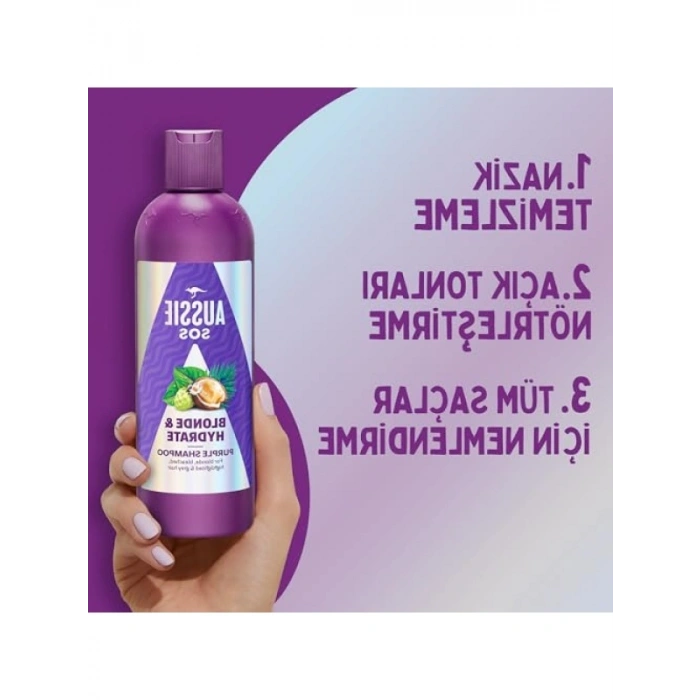 Mor Şampuan - Açık Renk Boyalı ve Gri Saçlar İçin (500 ml)