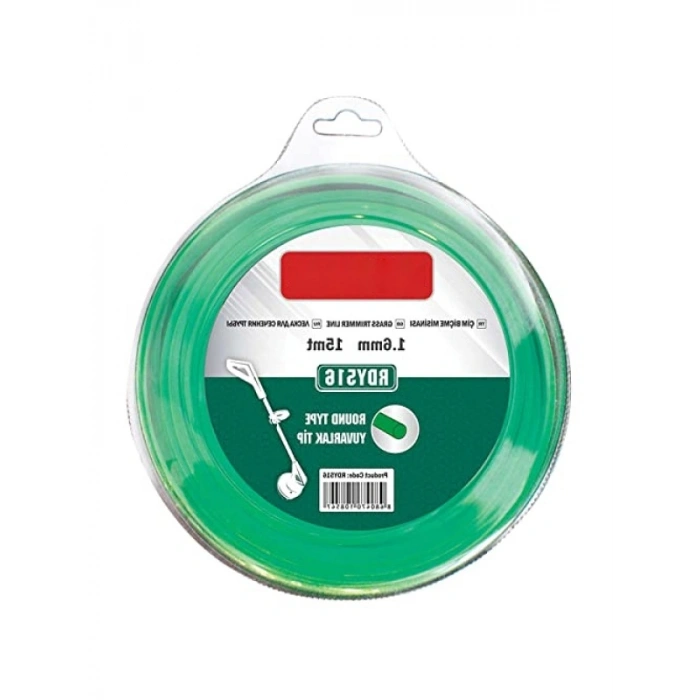 Motorlu Tırpan Yedek Tel - Yuvarlak, 1.6 mm, 15 Metre