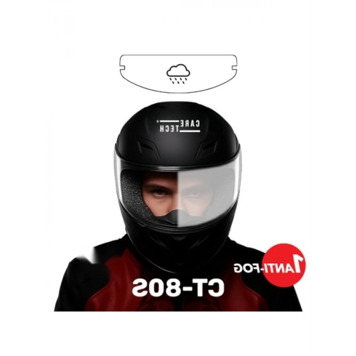 Motosiklet Kaskı için Buğu Önleyici Film - Kolay Montaj