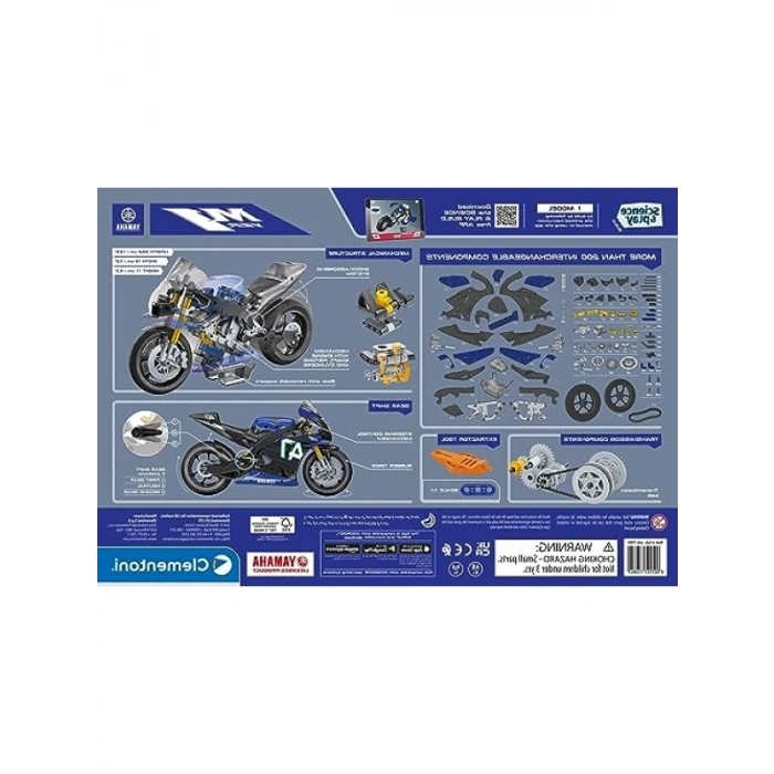 Motosiklet Temalı Bilim ve Oyun Seti