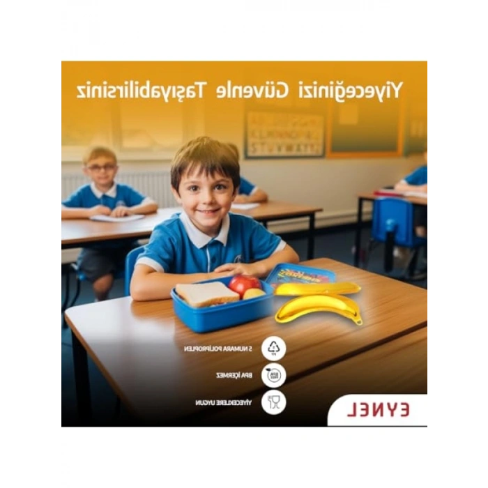 Muz Şeklinde Saklama Kabı - Taze Meyve Koruma Kutusu