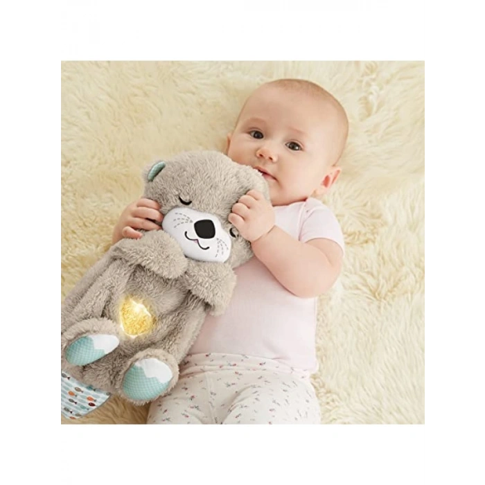Müzikli Peluş Su Samuru - Bebekler için Rahatlatıcı Oyun Arkadaşı