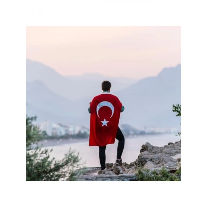 Nefes Alabilir Türk Bayrağı - 70x105 cm, UV ve Solmaya Dayanıklı