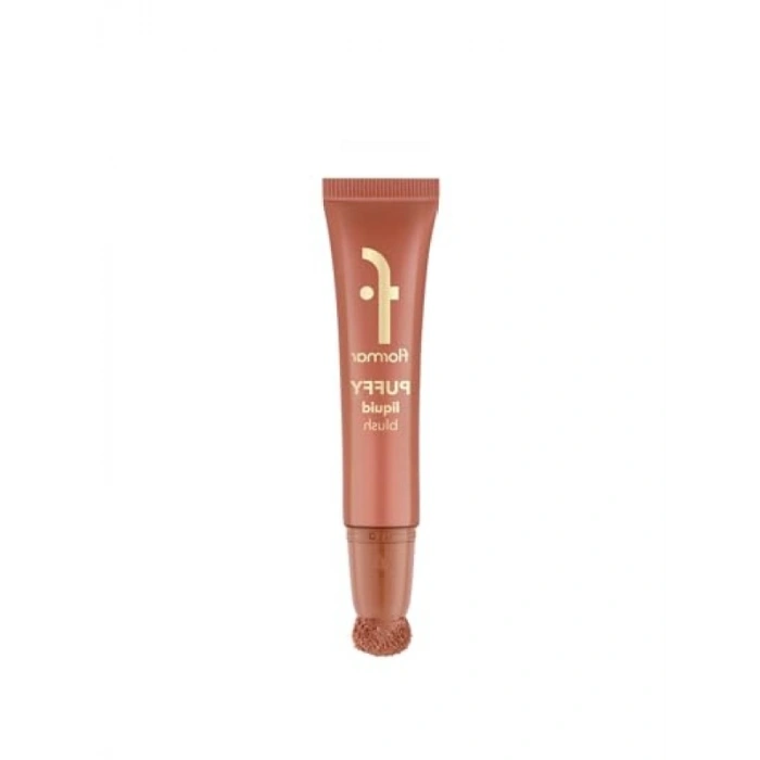 Nemlendirici Etkiye Sahip Parlak Bitişli Sünger Aplikatörlü Likit Allık - 003 Rosy Glow