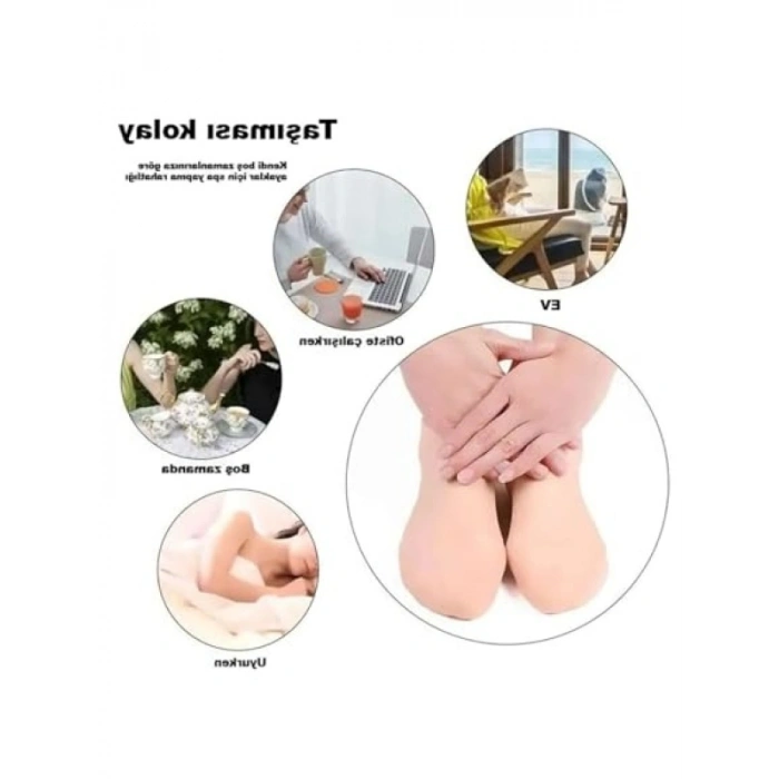Nemlendirici Jel Destekli Ayak Bakım Çorabı - Yumuşak ve Rahat