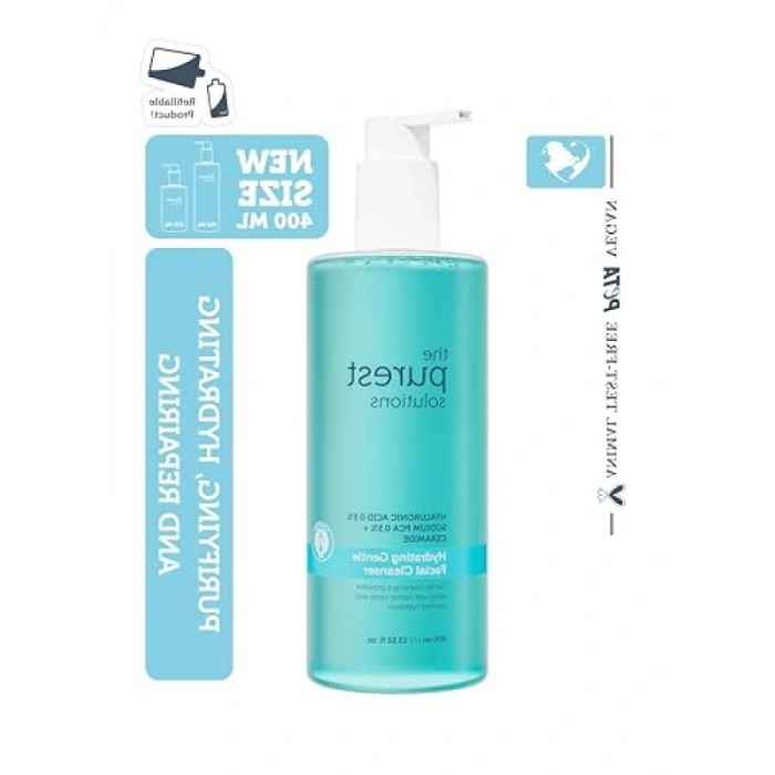 Nemlendirici Yüz Temizleyici 400 ml – Hyaluronik Asitli