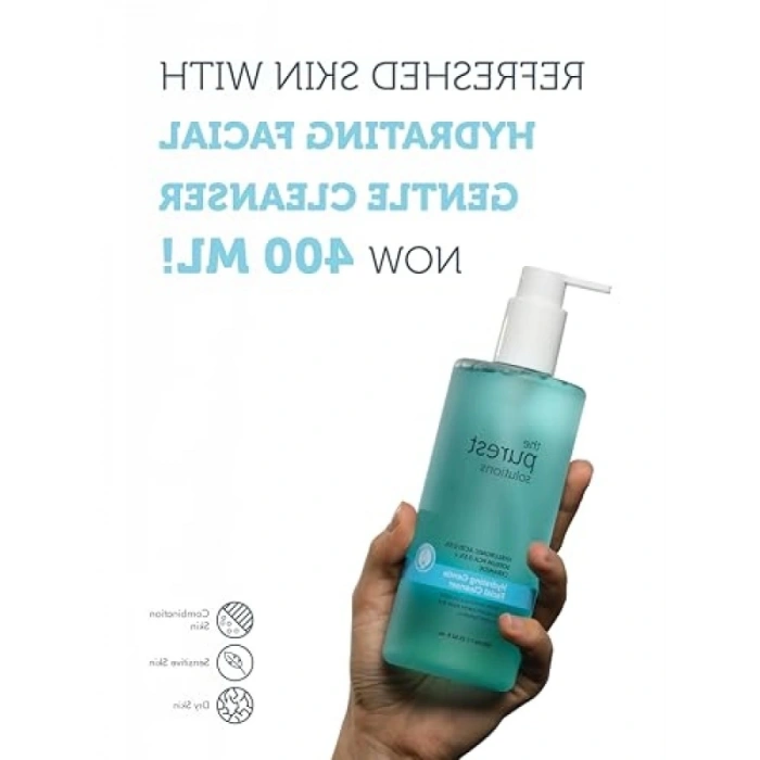 Nemlendirici Yüz Temizleyici 400 ml – Hyaluronik Asitli