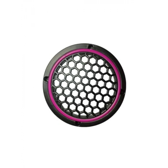 Neon Işıklı 16 cm Hoparlör Kapağı - 2 Adet - Pembe
