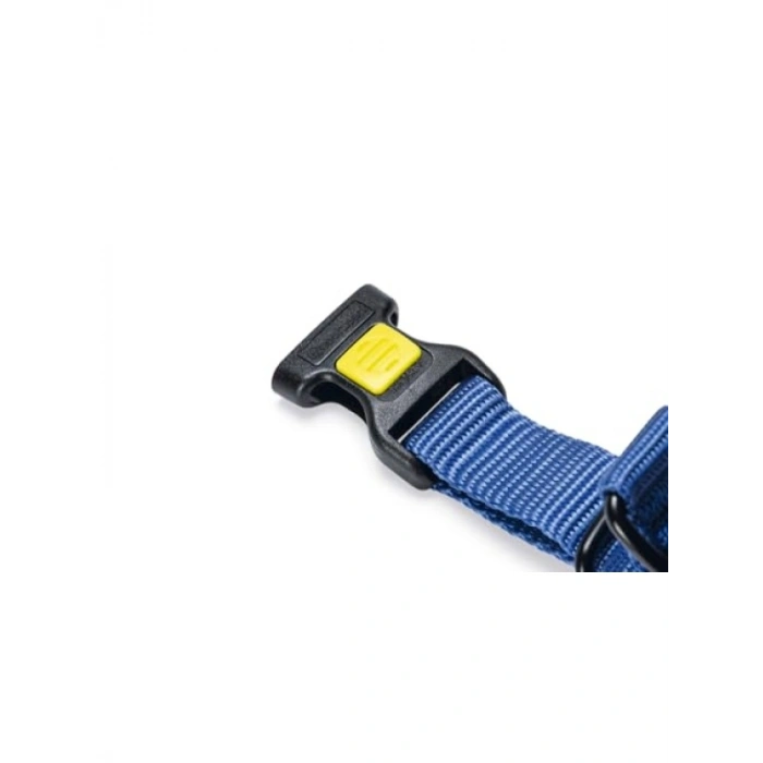 Neopren Köpek Göğüs Tasması, Mavi, M Boy, 41-46 cm Ayarlanabilir