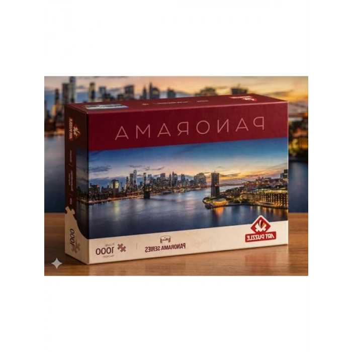 New York Brooklyn Bridge Panorama 1000 Parça Puzzle