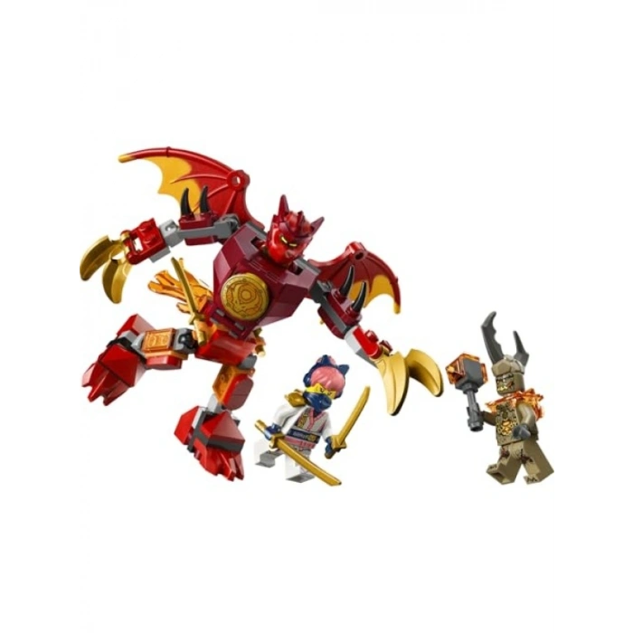 NINJAGO Kainin Ejderha Robotu Savaş Seti, 3 Minifigür ve 85 Parça
