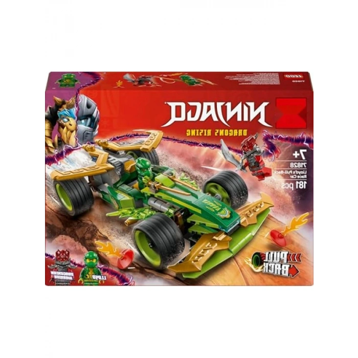 Ninjago Lloyd Çek-Bırak Yarış Arabası Yapım Seti - 181 Parça