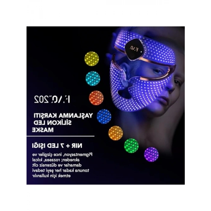 NIR ve LED Işıklı Akıllı Yüz Maskesi – Kırışıklık Karşıtı