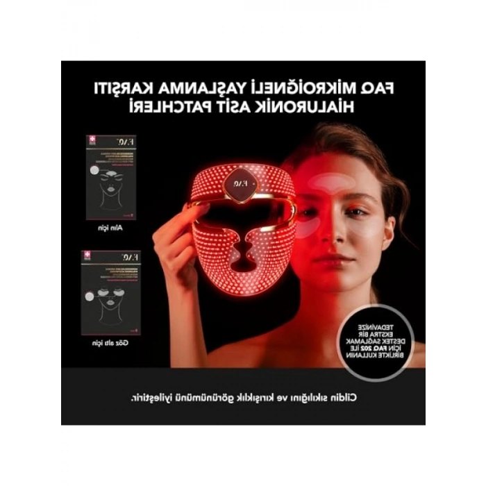 NIR ve LED Işıklı Akıllı Yüz Maskesi – Kırışıklık Karşıtı