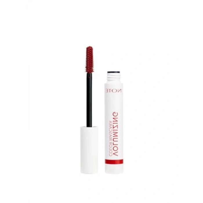 Note Cosmetics Volumizing Color Hacim ve Uzatma Etkili Renkli Maskara - Kırmızı