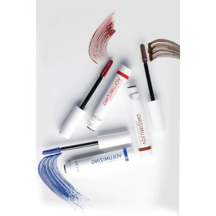 Note Cosmetics Volumizing Color Hacim ve Uzatma Etkili Renkli Maskara - Kırmızı