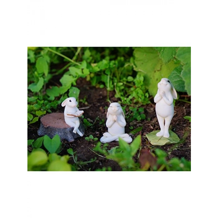 Okuyan Tavşan Kütük Heykeli, 5.7 cm