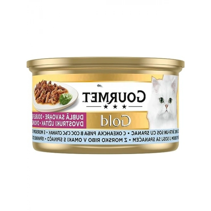 Okyanus Balığı & Sebzeli Yaş Kedi Maması, 24 x 85 gr