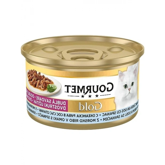 Okyanus Balığı & Sebzeli Yaş Kedi Maması, 24 x 85 gr