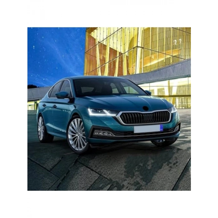 Ön Cam Silecek Kolu Vida Kapağı, 2021-2024 Skoda Octavia 4 Uyumlu