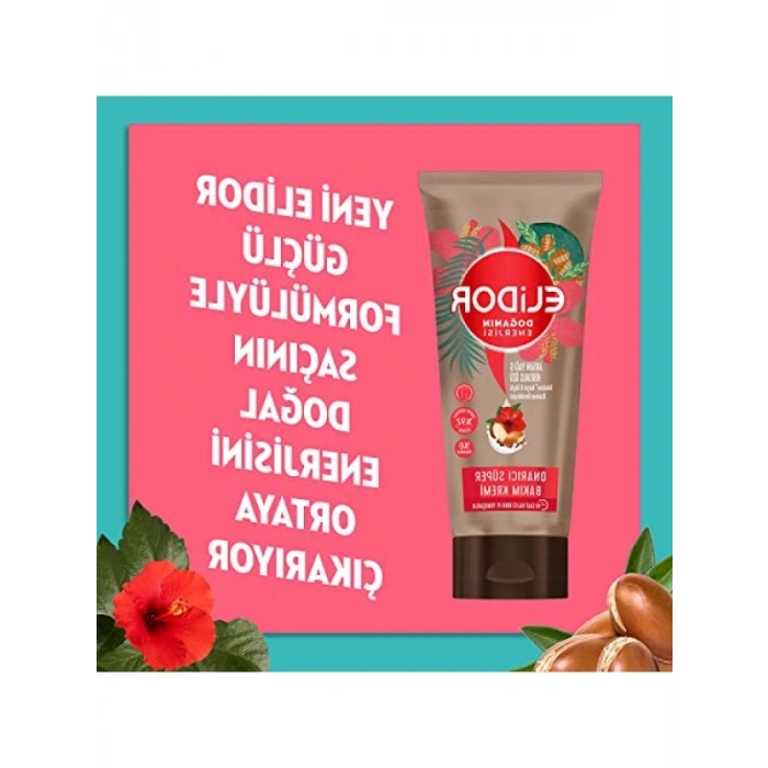 Onarıcı Süper Saç Bakım Kremi - Argan Yağı ve Hibiskus Özü