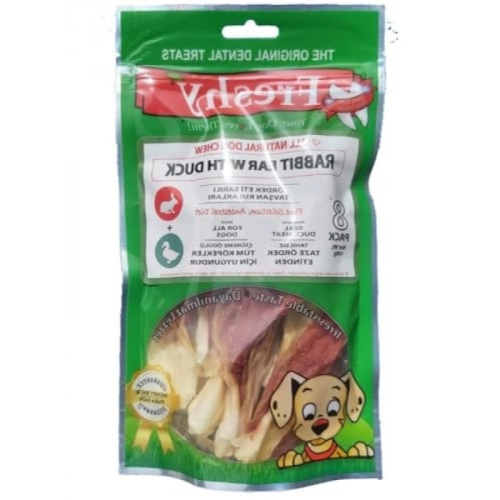 Ördek Eti Kaplı Tavşan Kulağı - 100 Gr Paket (8li)