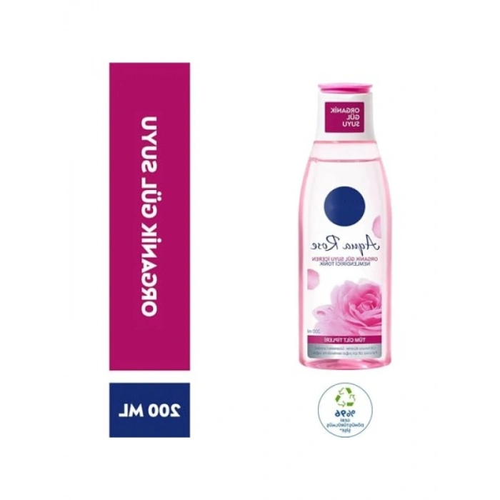 Organik Gül Suyu İçeren Nemlendirici Tonik - 200 ml