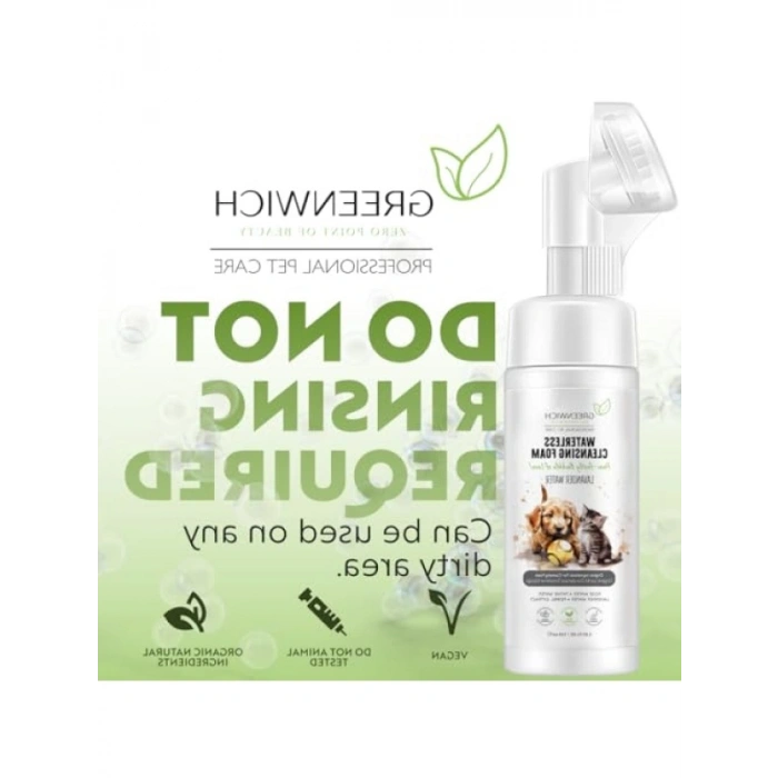 Organik Kedi ve Köpek Temizleme Köpüğü - 150 ml