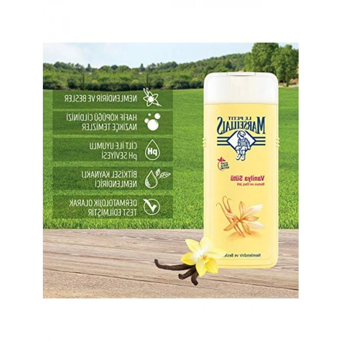 Organik Vanilya Sütü Duş Jeli, 400 ml