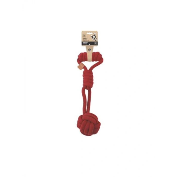Örgü Oyun Topu - Kırmızı (36cm)