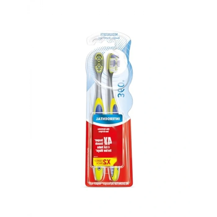 Orta diş fırçası 360° interdental 1+1 set